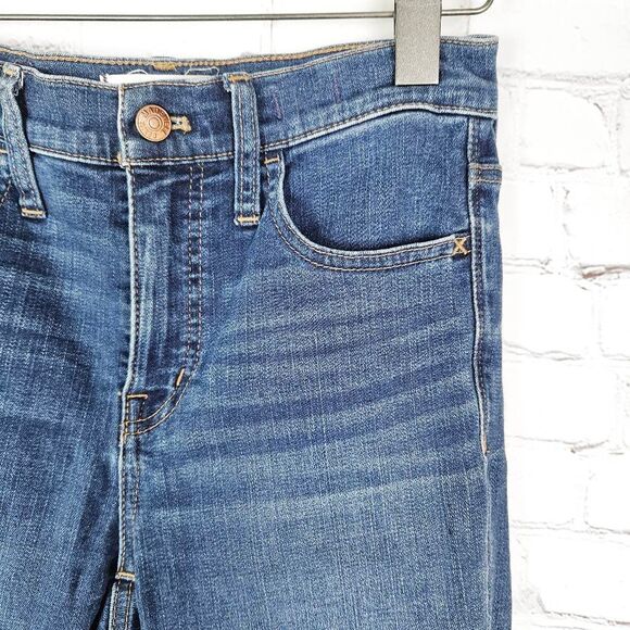 MADEWELL Roadtripper Classic Womens High Rise Med Wash Cigarette Skinny Jeans 26 - Picture 2 of 9
